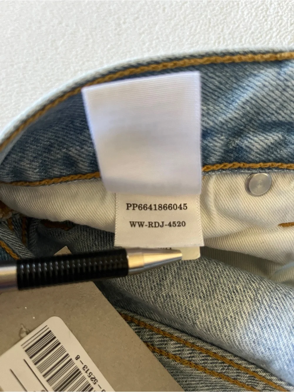 NEW Everlane 90s Cheeky Jeans Vintage Sunbleached Blue Straight Leg Button Fly